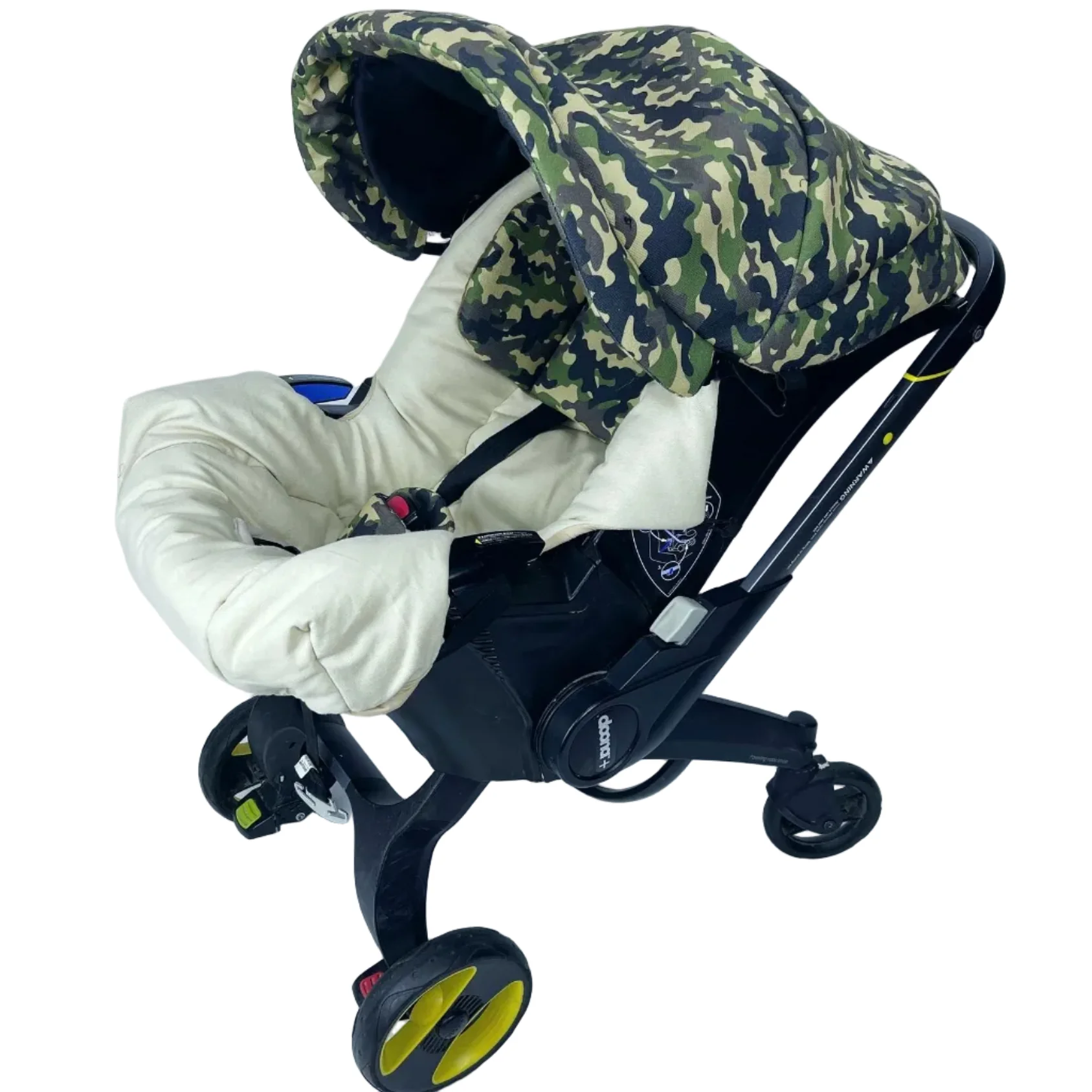 Camo Baby Car Seat Cover Set with Padded Seat - Image 3