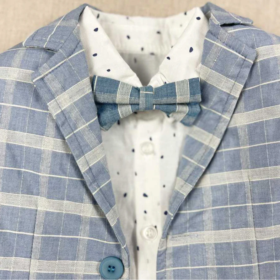 Handmade Kids Tuxedo Jacket and Tartan Suit for Weddings - Image 4