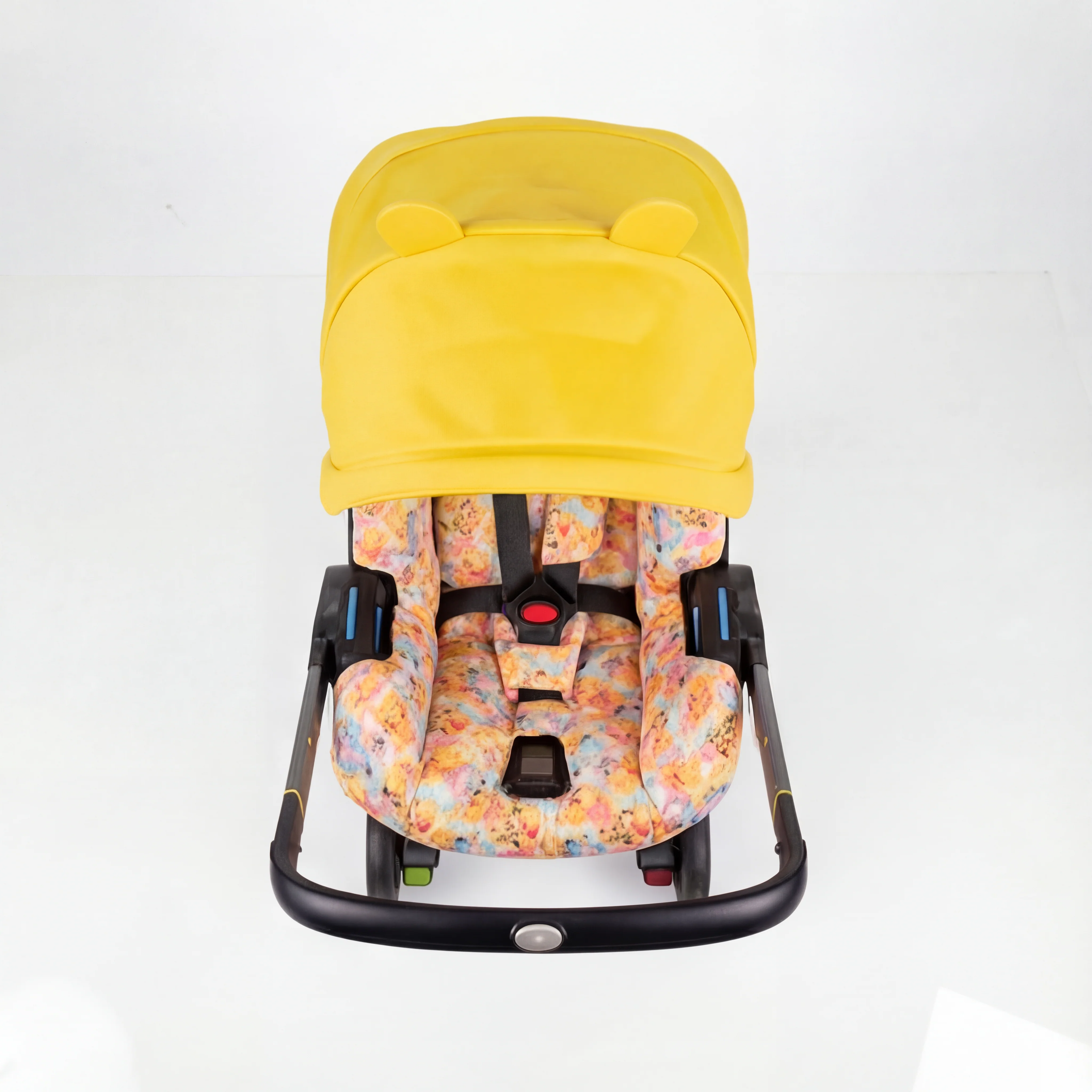 Yellow Bear Baby Car Seat Cover Set – Playful Design - Image 3